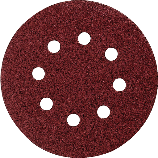 Schuurschijf 125 mm red velcro