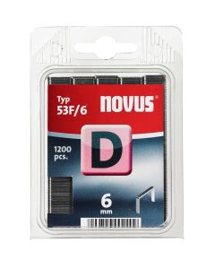 NOVUS Vlakdraad nieten D 53F/6mm, 1200 st.