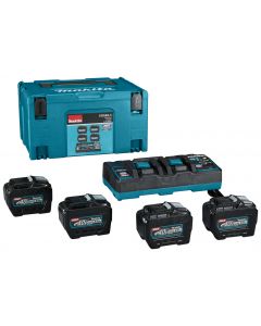 Makita 1910A8-3 Startset XGT DC40RB/4xBL4080F