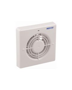 Nedco BV Badkamer/Toiletventilator CR 120 ABS, kunststof wit