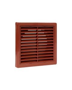 Nedco BV Ventilatierooster vlak model ø 125mm kunststof terracotta