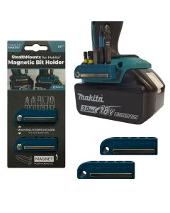 StealthMounts Magnetische bithouder voor machines Makita LXT - Blauw - 2-pack