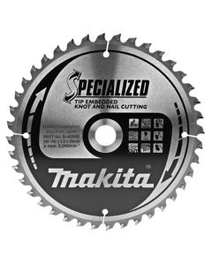 Makita B-40593 Afkortzaagblad Hout (noest/spijker)