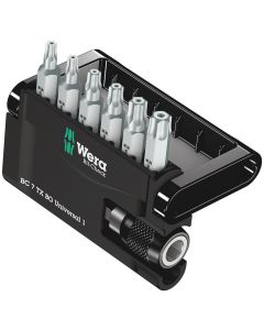 Wera BIT ASSORTIMENT, BIT-CHECK 7 TX BO UNIVERSAL 1, 7 -DELIG