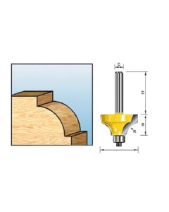 Makita D-09503 Kwartrondfr+lag R2 S6