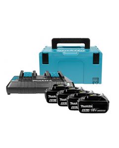 Makita 198091-4 Startset LXT DC18RD + 4x BL1860B