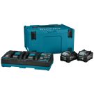 Makita 1911D8-0 Startset XGT DC40RB / 2x BL4040F