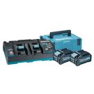 Makita 191U00-8 Startset XGT DC40RB/2xBL4040