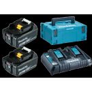 Makita 198077-8 Startset LXT DC18RD + 2x BL1860B