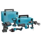 Makita DK401NX XGT 40 V Max Combiset boren, (slag)schroeven, zagen en slijpen